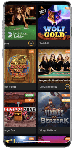 mobile Slots in einem Casino